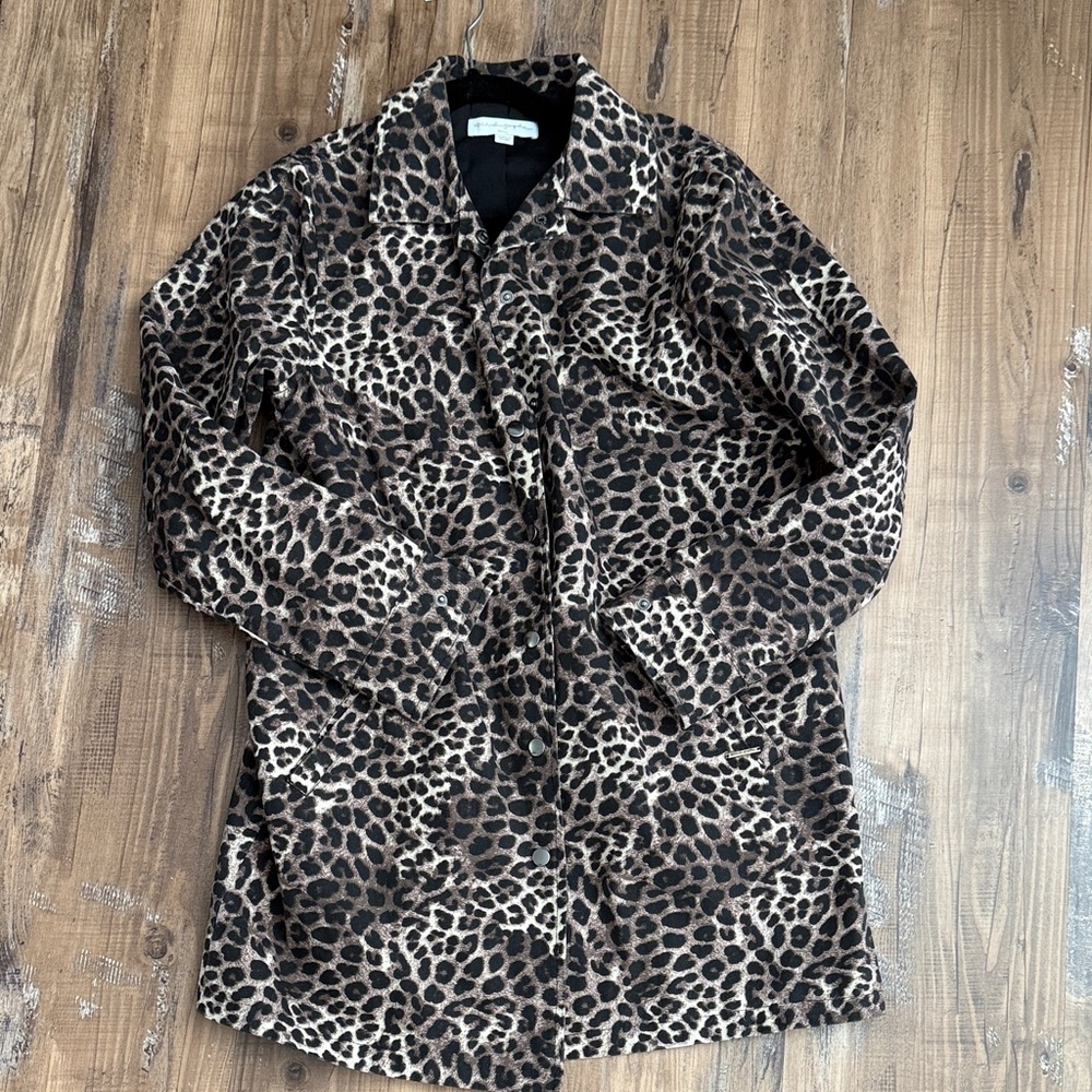 Spiritual Gangster Leopard Print Coat